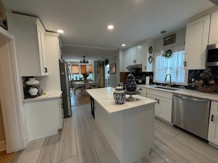 Kitchen, looking toward the dining room